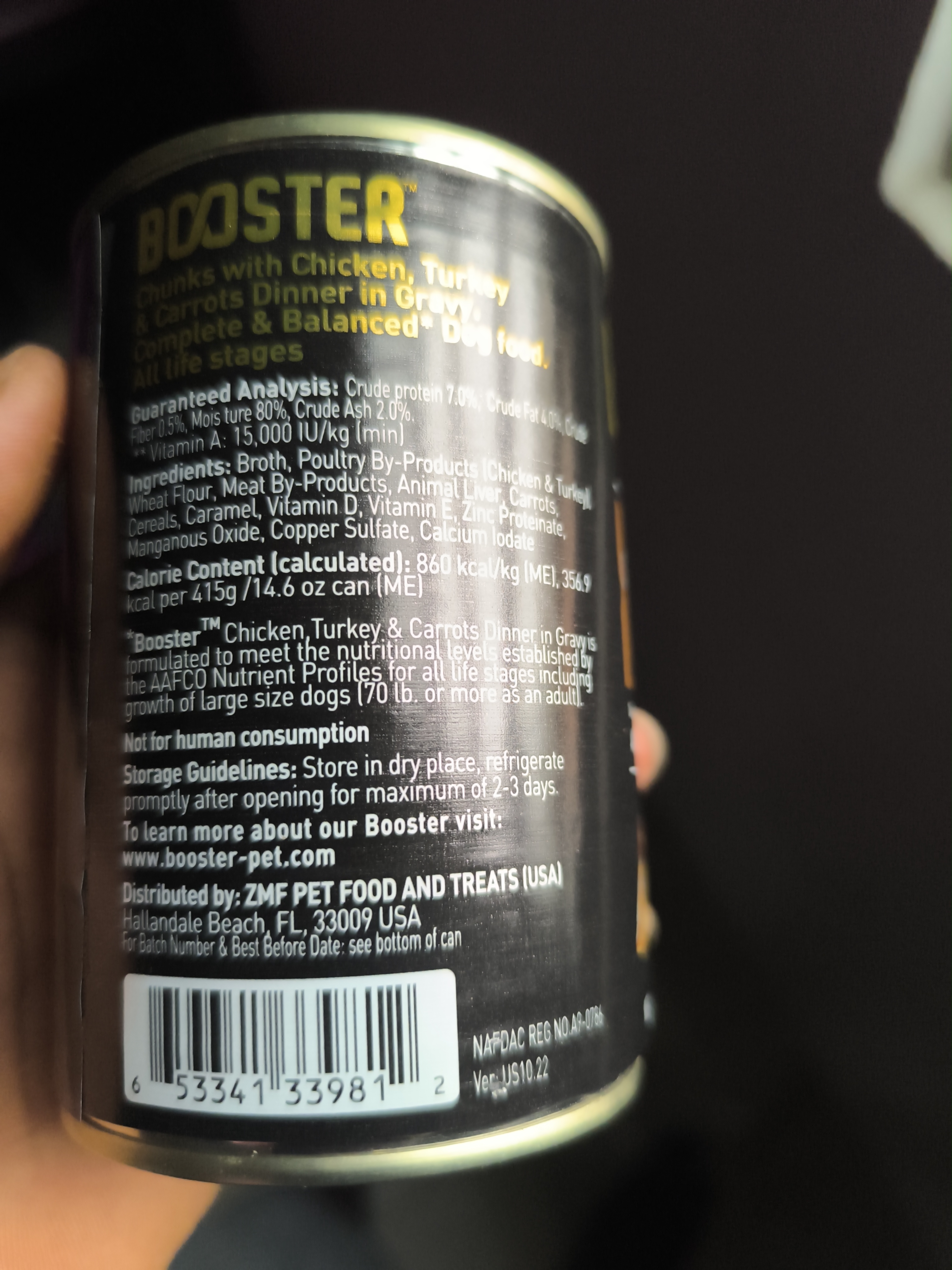 Dog booster